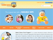 Tablet Screenshot of chemoduck.org